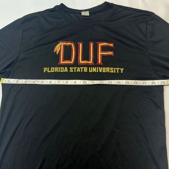 FSU DUF Long Sleeve Jersey Disc Store Black Gold #69 Medium Florida State - Picture 4 of 9